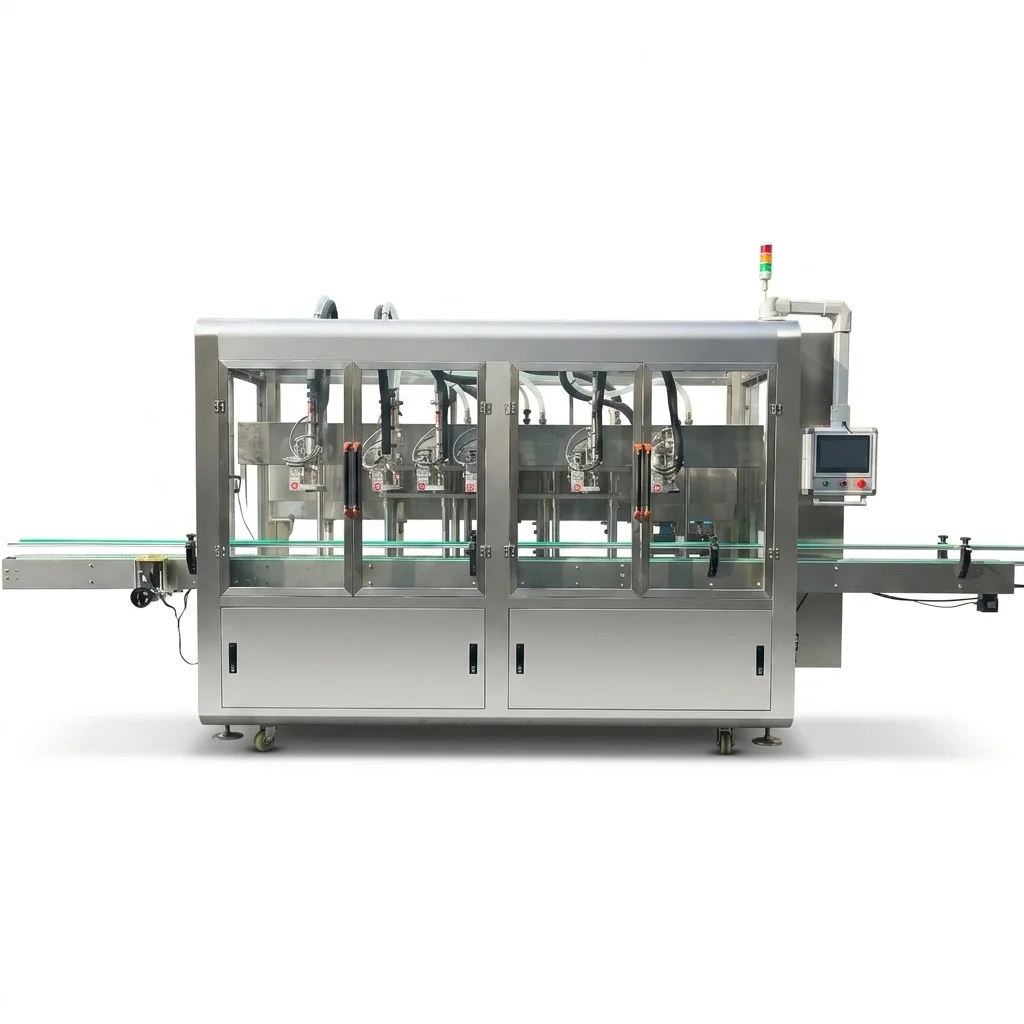 LEKA-TFL6H six-head tracking servo filling machine