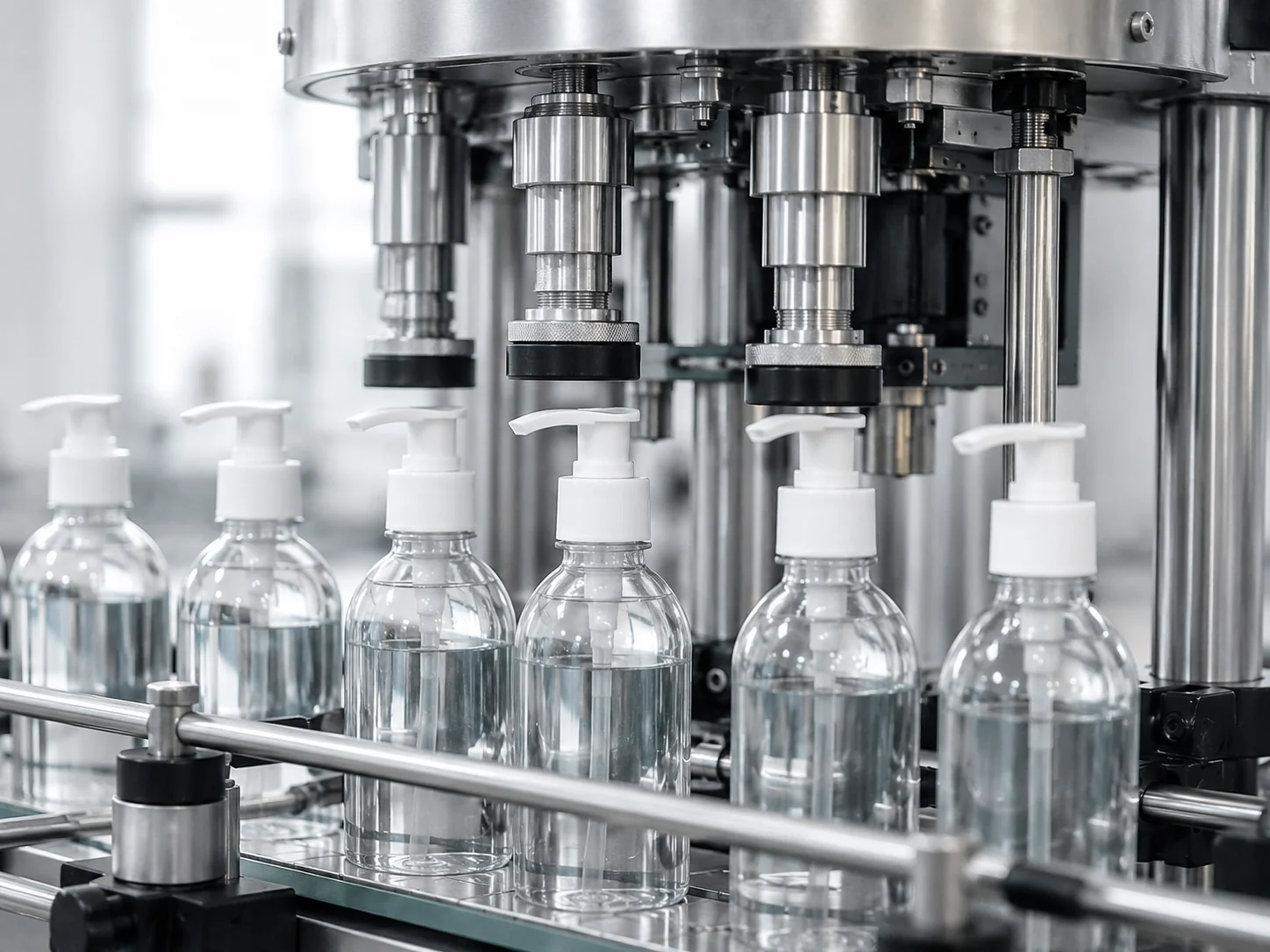 Pump caps for pump cap capping machine selection
