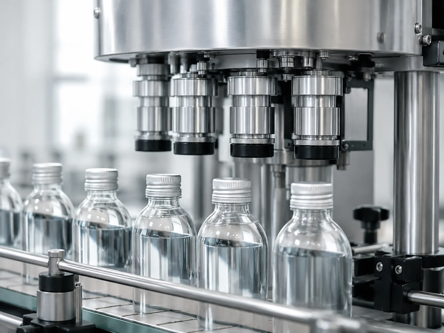 Screw caps for capping machine selection