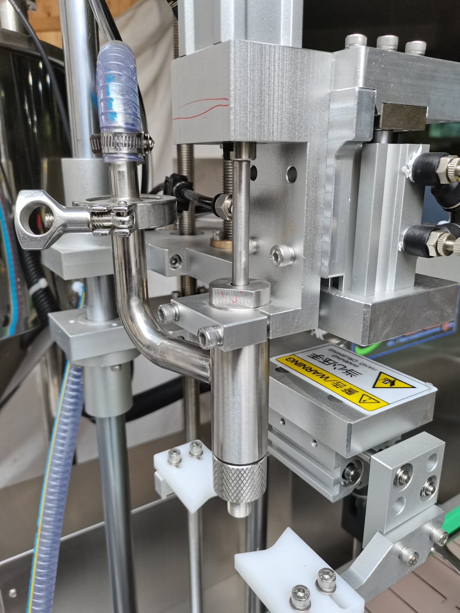 LEKA GZDT 316 stainless steel filling head detail
