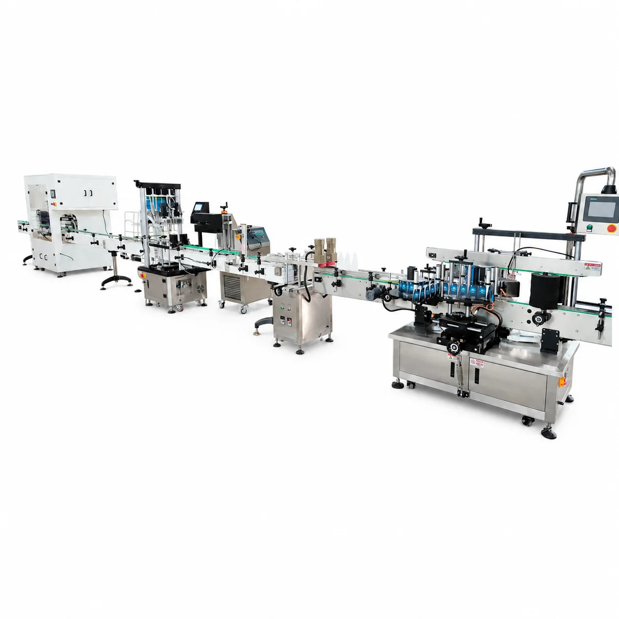 LEKA-GZFFX-10-B ten-head anti-corrosion servo filling line