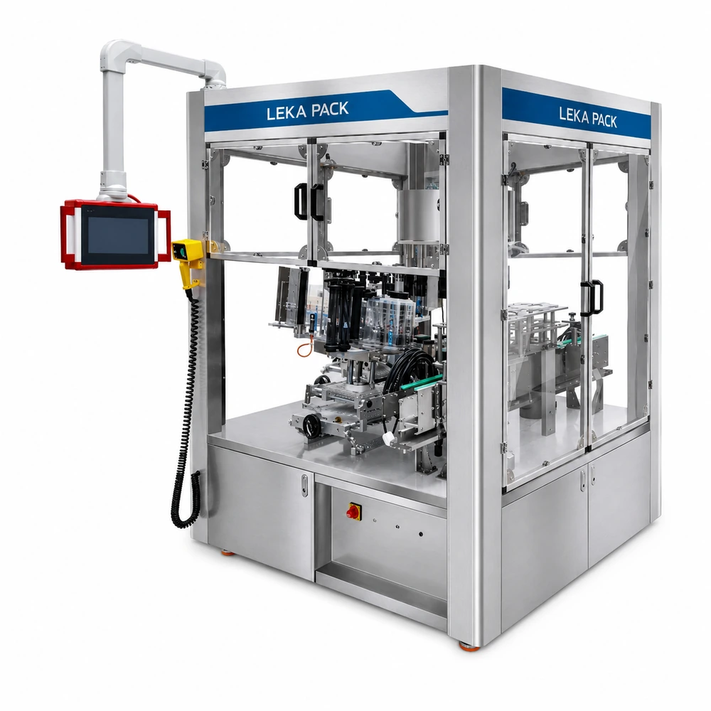 LEKA-LBGDP12 automatic high-speed rotary positioning labeling machine