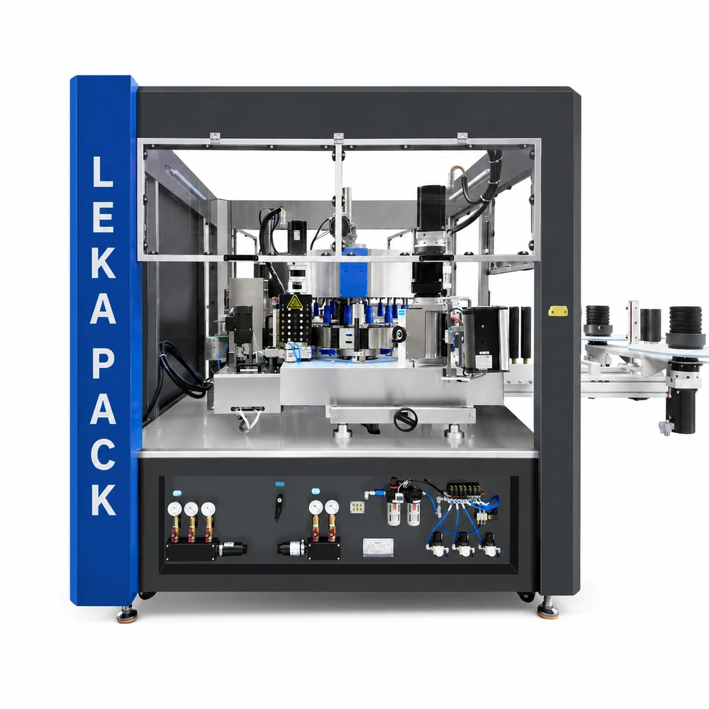 Hot melt glue labeling machine