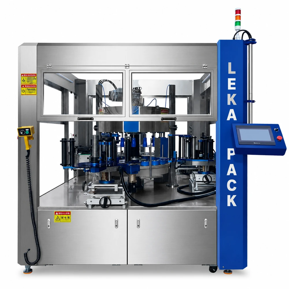 Rotary labeling machine