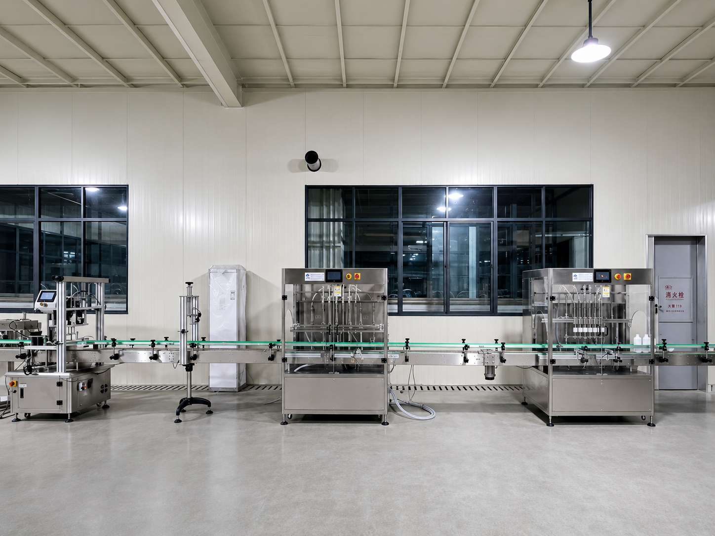 LEKAPACK automatic bottle filling line at customer site