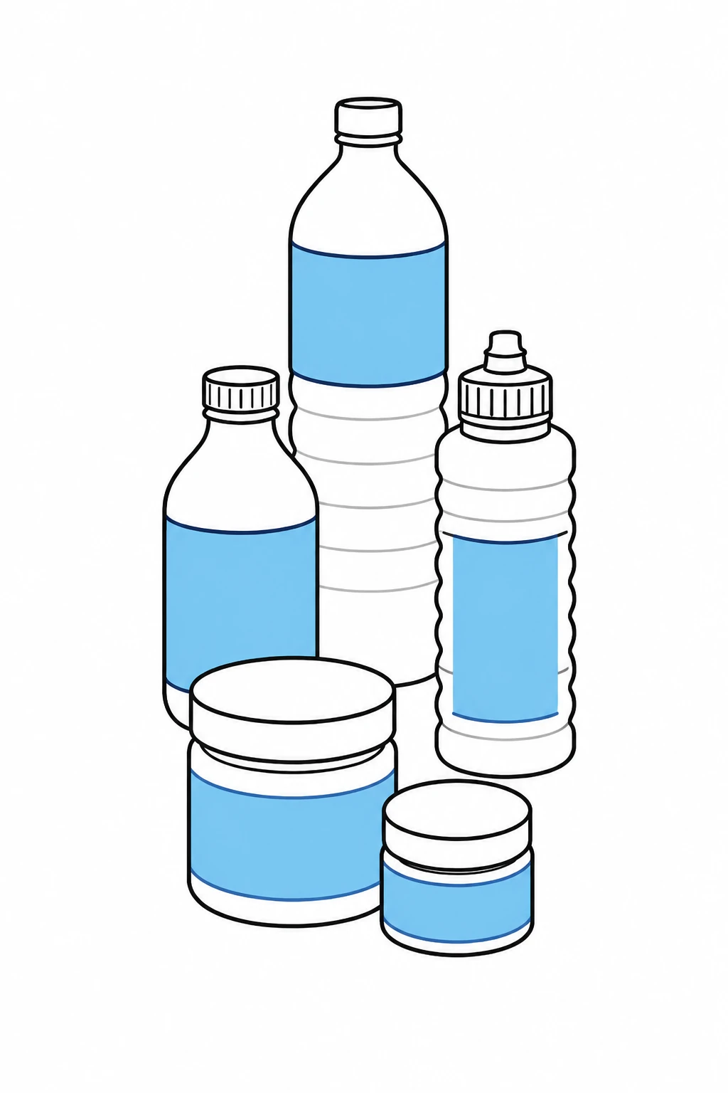 Round bottles and jars wrap around labeling machine selection