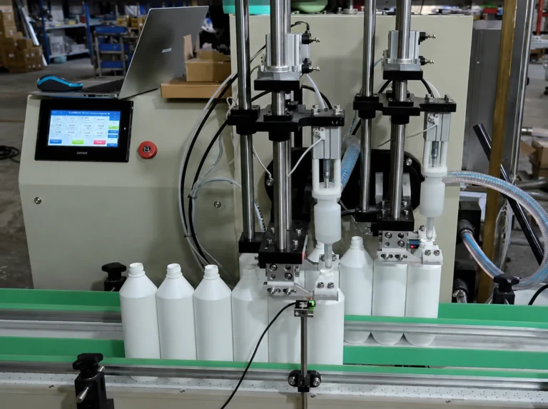 LEKA-FLFF-02-A Two-Head Anti-Corrosion Chemical Filling Machine