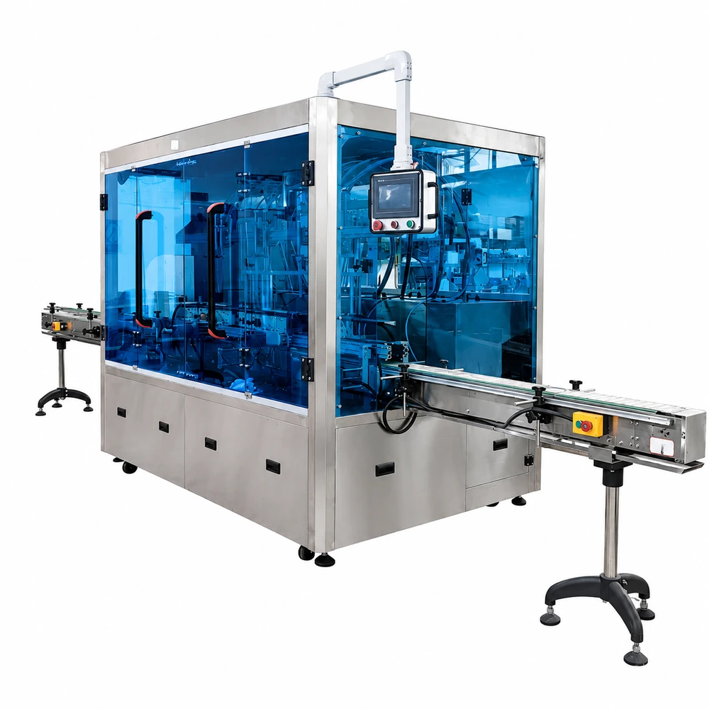 automatic liquid bottle filling capping and labeling line