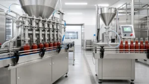 Piston filler and pump filler compared for sauce production